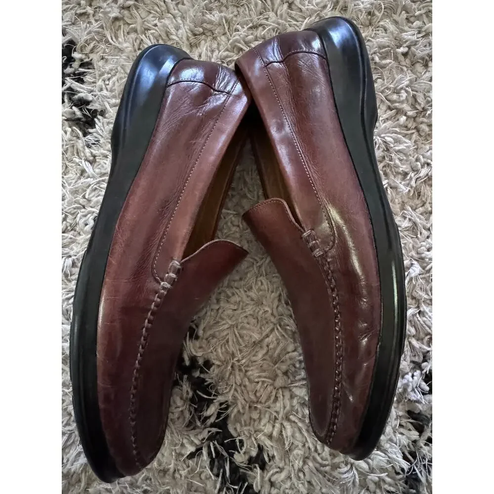 Cole Haan Brown Leather Air Dempsey Driving Loafer Men’s 13 M